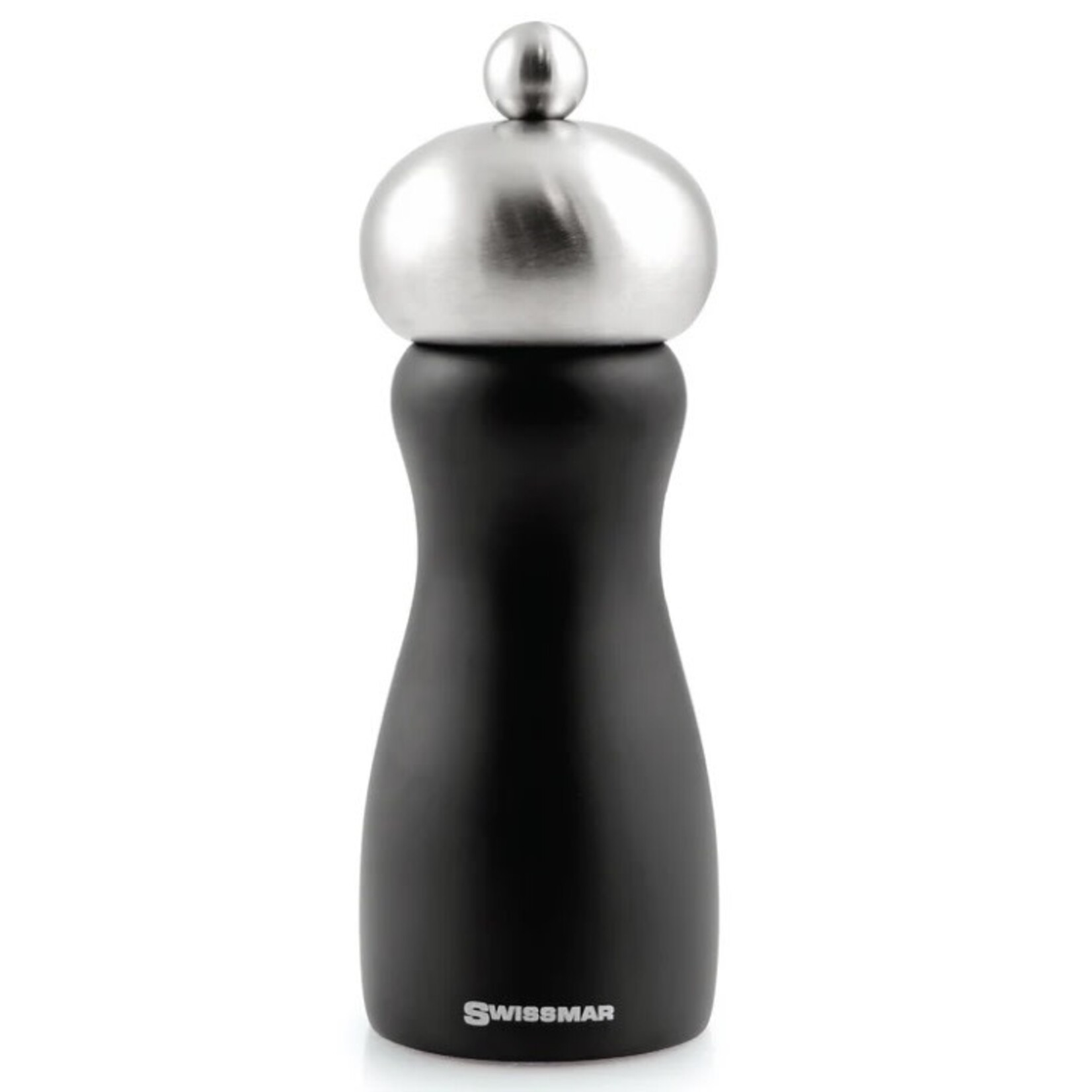 SWISSMAR SWISSMAR Belle Salt Mill 15cm - Matte Black Wood Mill