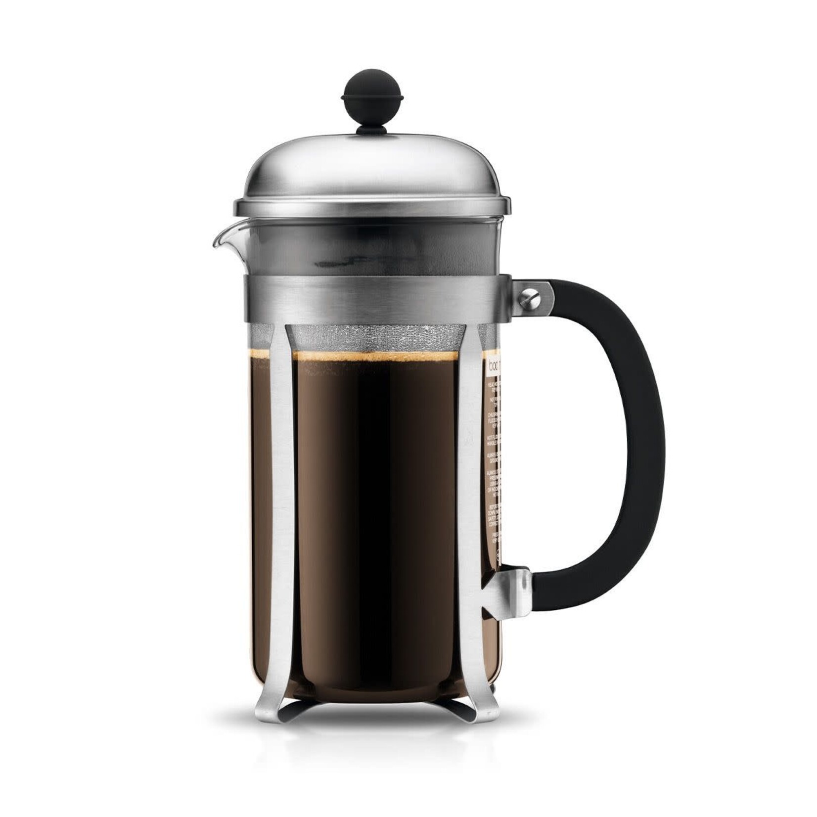 BODUM BODUM Chambord French Press Stainless  8 Cup - Shiny