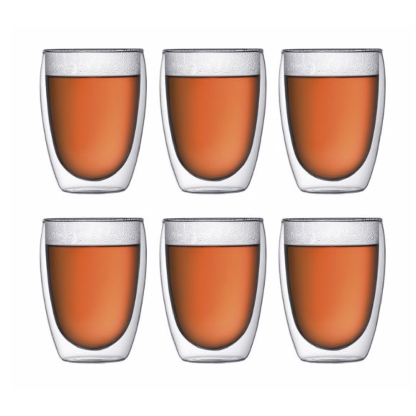 BODUM BODUM Pavina Double Wall Glass 12oz S/6