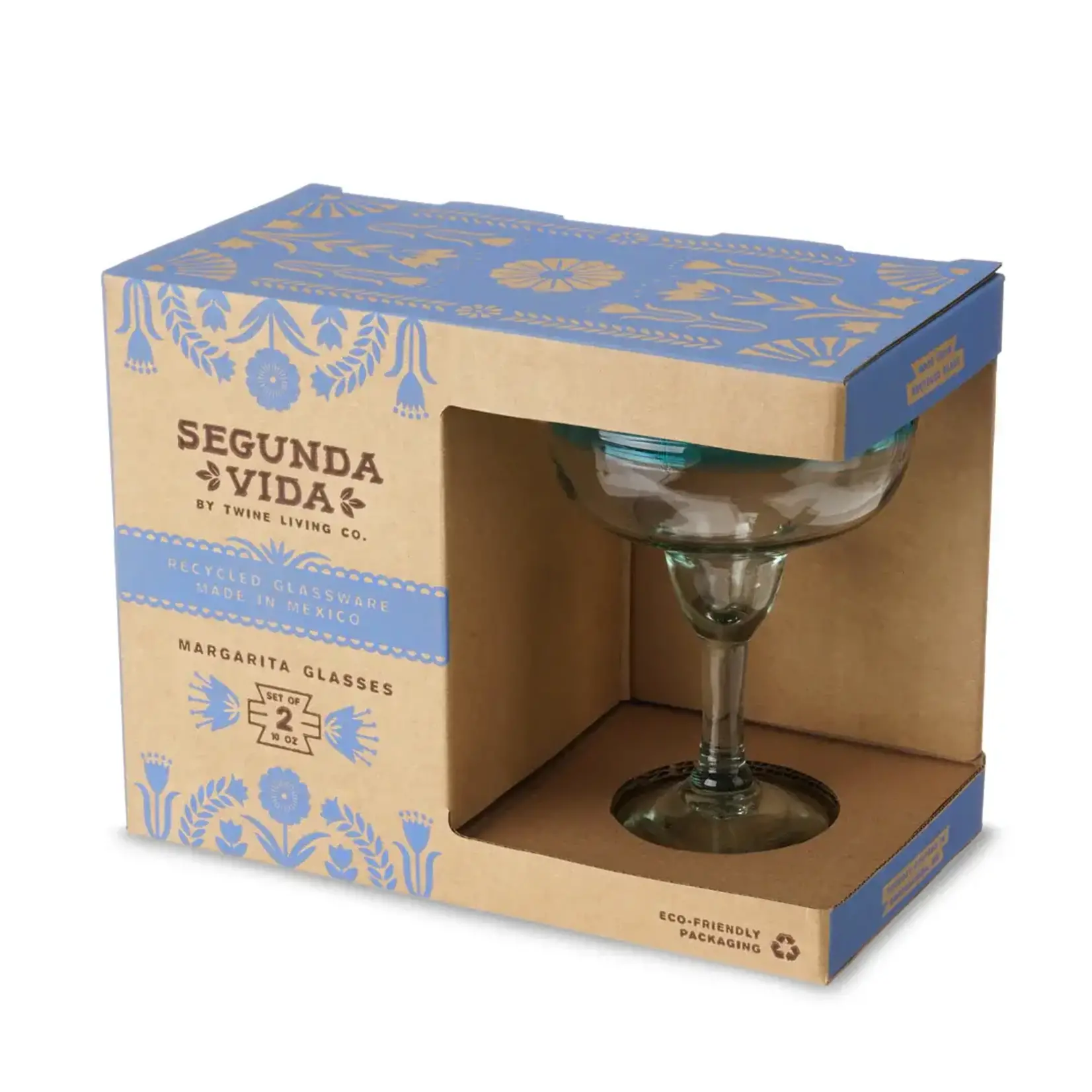 SEGUNDA VIDA SEGUNDA VIDA Margarita Glasses s/2