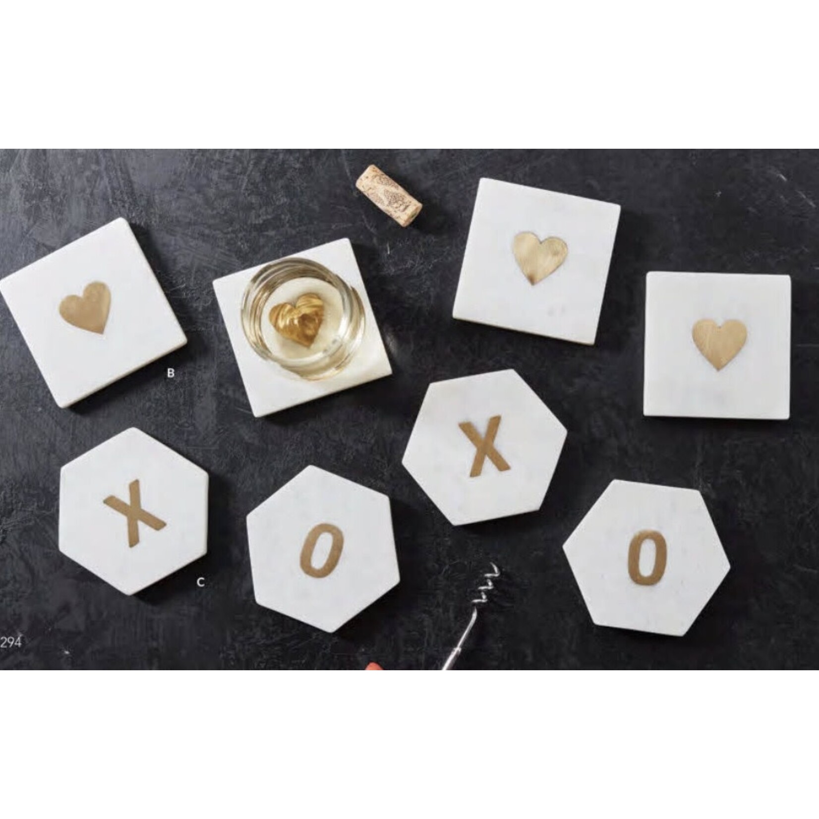 CREATIVE BRANDS CREATIVE BRANDS Marble Coasters - OXO