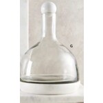 CREATIVE BRANDS CREATIVE BRANDS Marble & Glass Wine Carafe - White