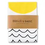 BADGER & BURKE BADGER & BURKE - Sun and Waves Tea Towel