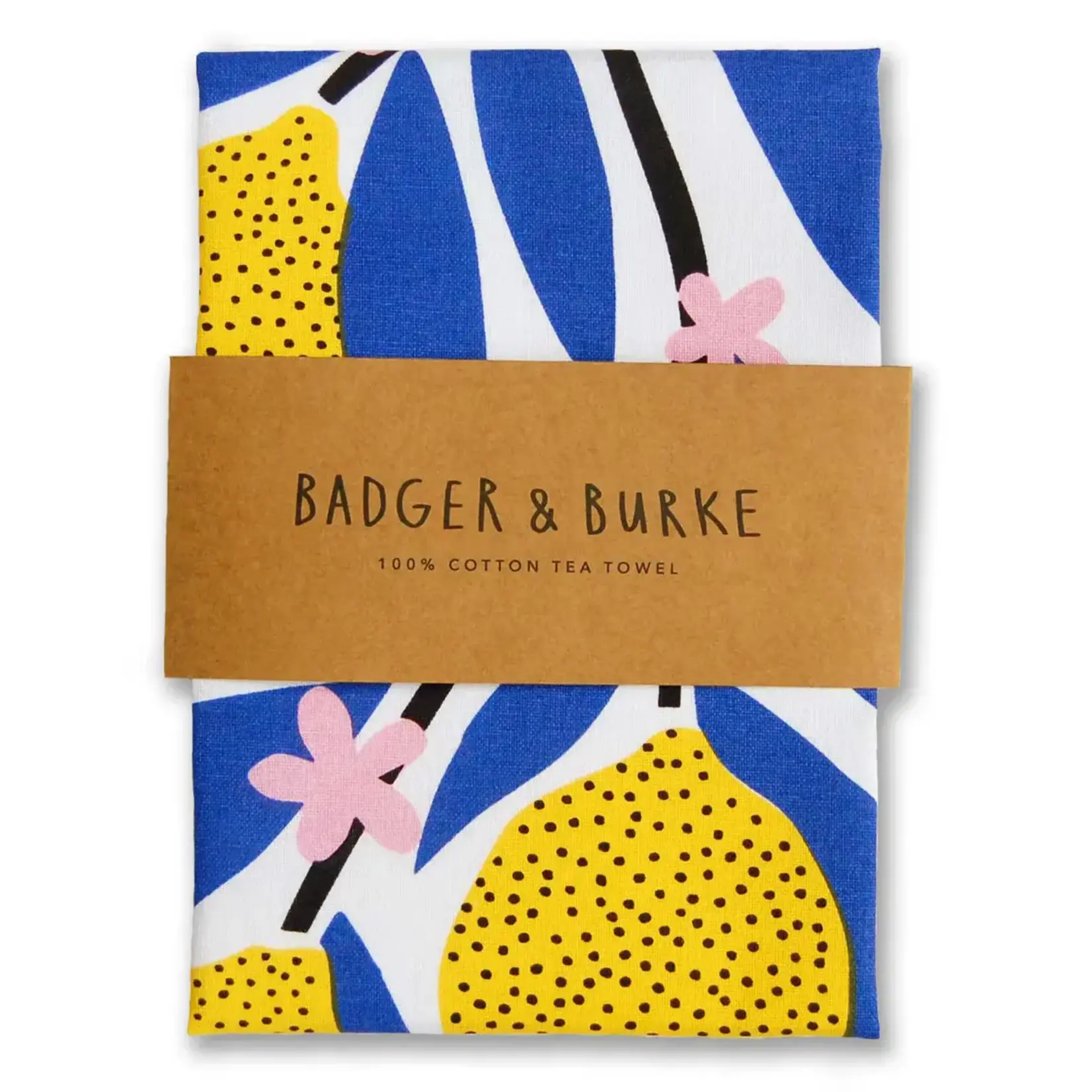 BADGER & BURKE BADGER & BURKE - Lemon Branch Tea Towel