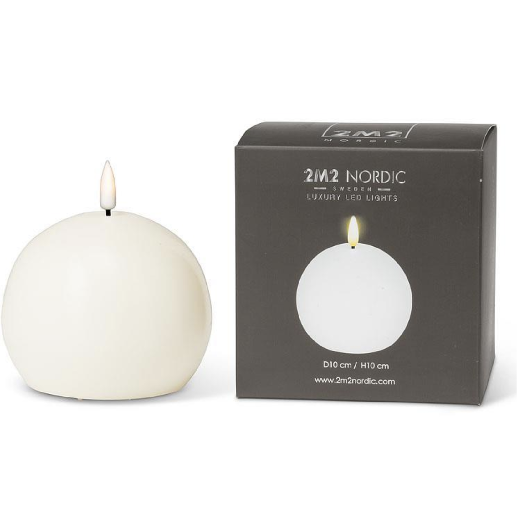 ABBOTT ABBOTT Sand LED Pillar Candle 3x5"H