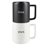 CREATIVE BRANDS CREATIVE BRANDS Yours & Mine Matte Mug Set