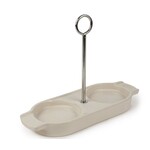 PEUGEOT PEUGEOT Ceramic Linea Tray - Ecru