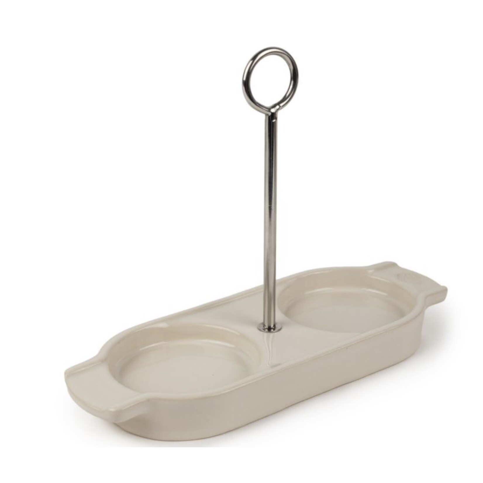 PEUGEOT PEUGEOT Ceramic Linea Tray - Ecru