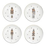 HARMAN HARMAN Nutcracker Dessert Plate S/4