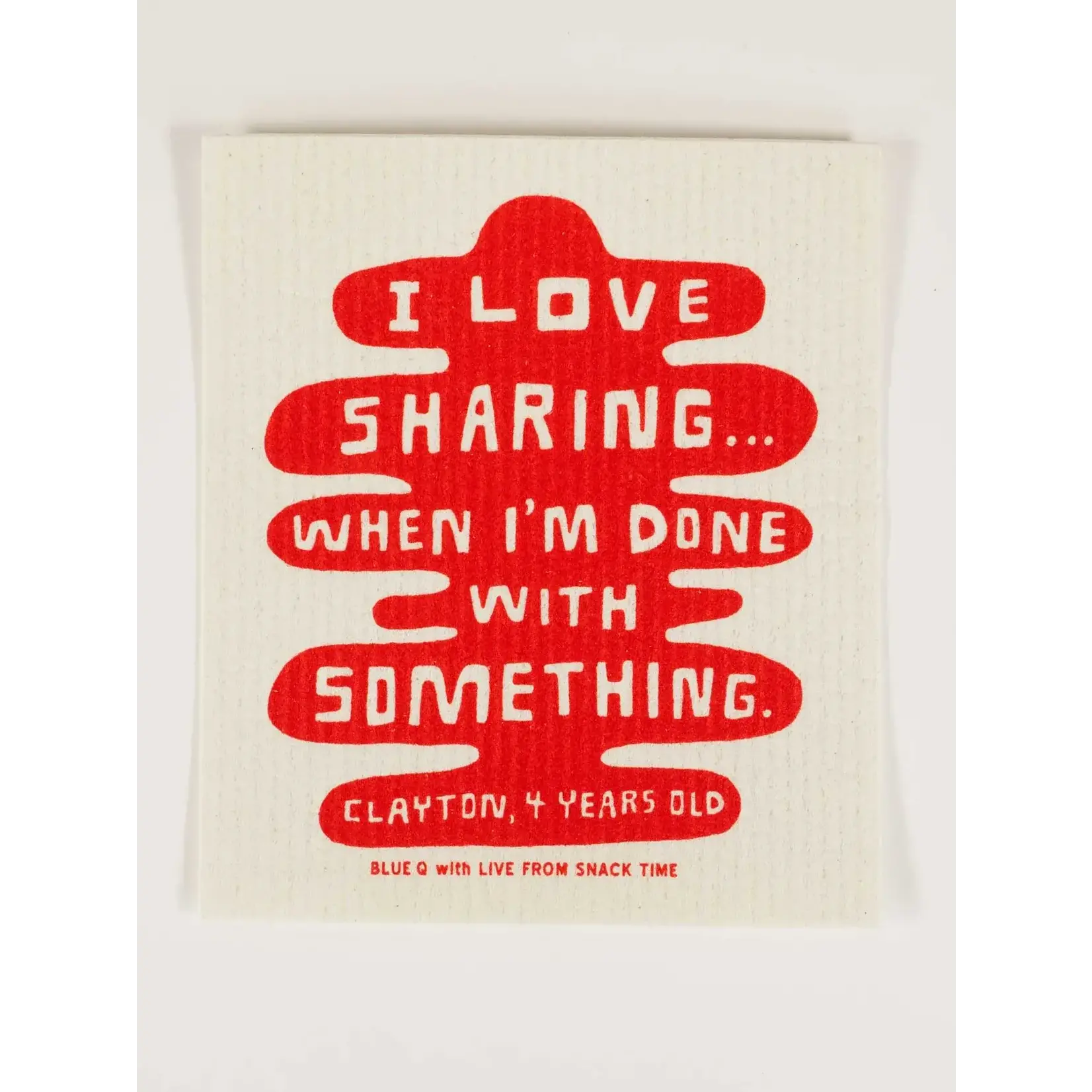 BLUE Q BLUE Q Sharing Swedish Dishcloth