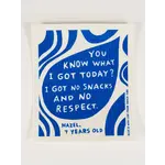 BLUE Q BLUE Q No Snacks Swedish Dishcloth