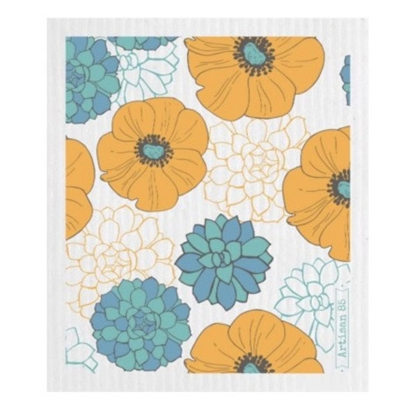 WET-IT WET-IT Swedish Cloth-  Flower Garden Saffron