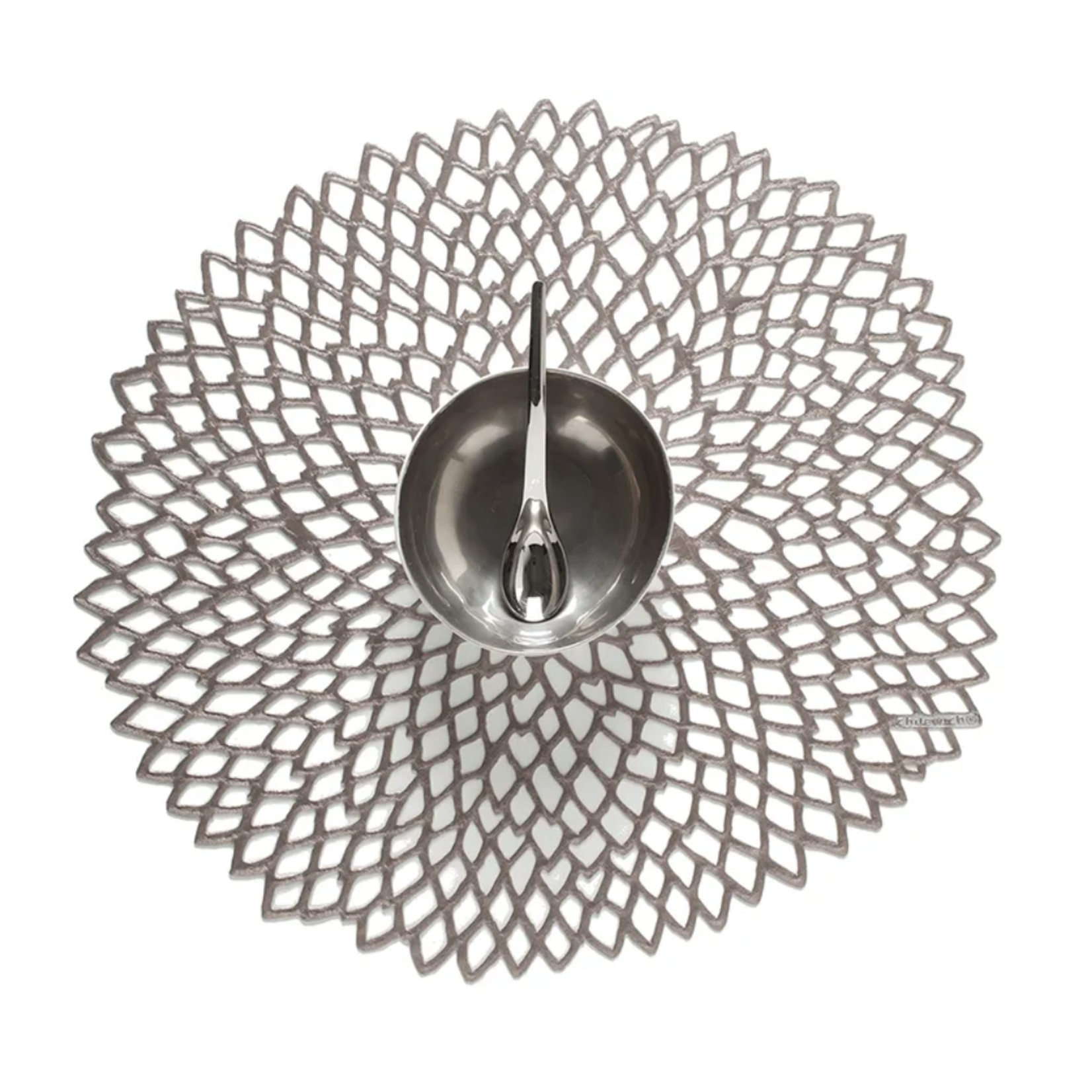 CHILEWICH CHILEWICH Dahlia Placemat - Gunmetal
