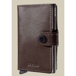 SECRID SECRID Premium Miniwallet Dusk - Dark Brown