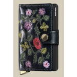 SECRID SECRID Miniwallet Stitch Floral - Black
