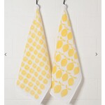 DANICA NOW DESIGNS Floursack Dish Towels S/2 - Lemon