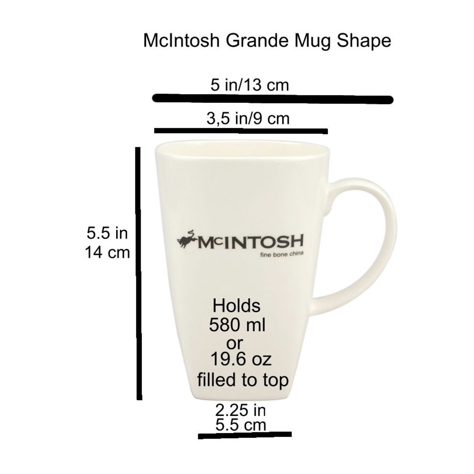 MCINTOSH MCINTOSH Van Gogh Irises Grande  Mug