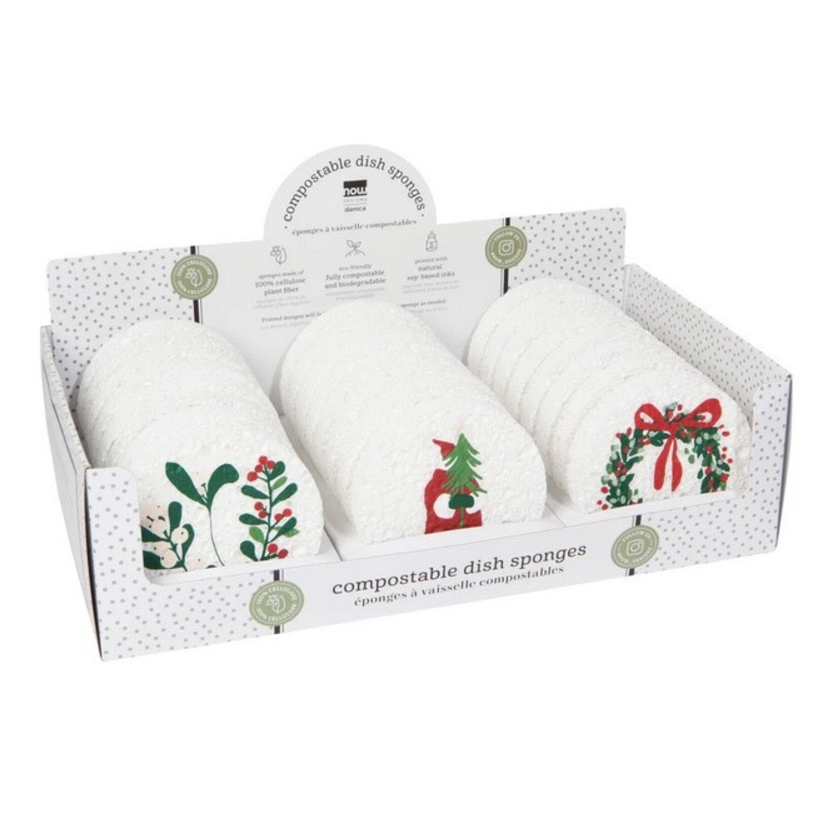 NOW DESIGNS NOW DESIGNS Compostable Sponge - Tis the Season