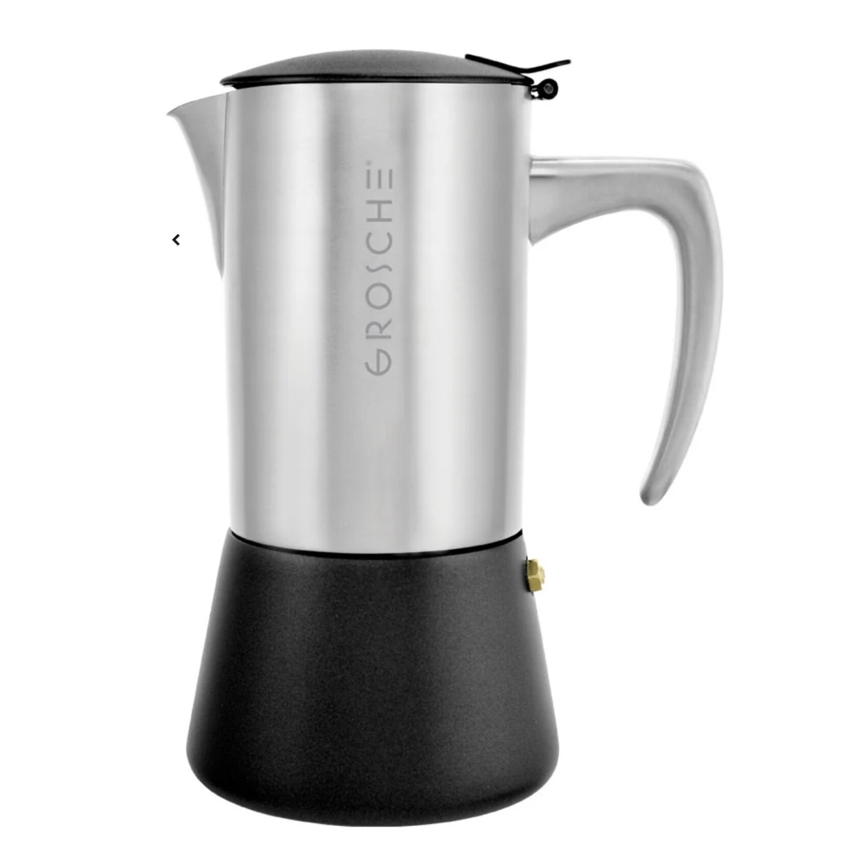 GROSCHE GROSCHE Milano SS 10c Espresso Maker - Stainless/Charcoal