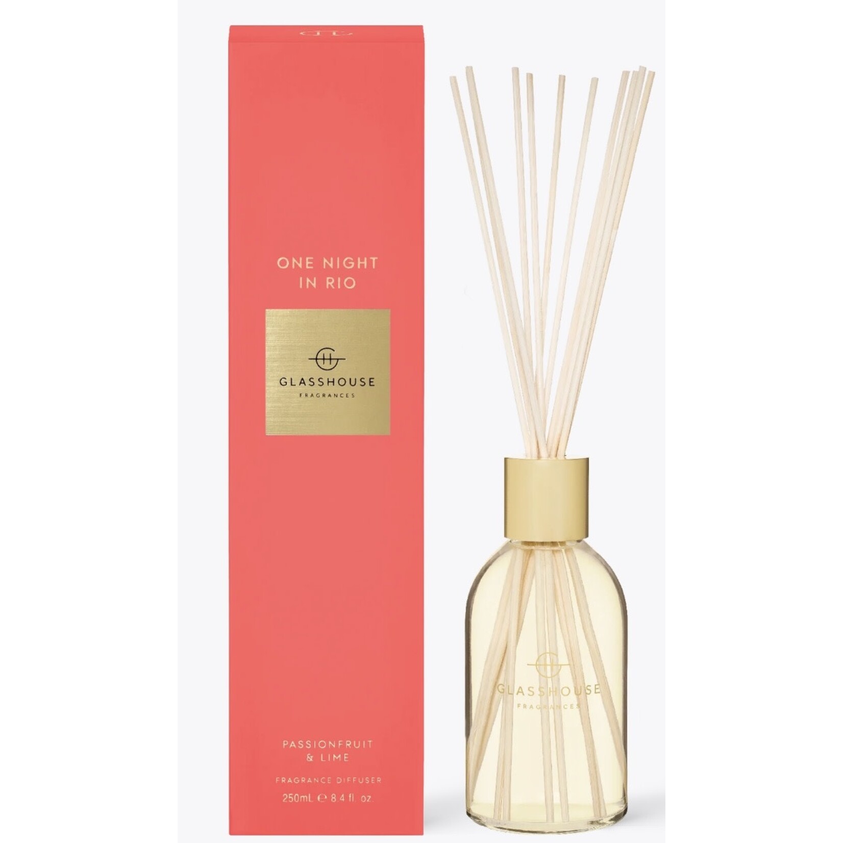 GLASSHOUSE GLASSHOUSE Diffuser  8.4 oz - One Night In Rio