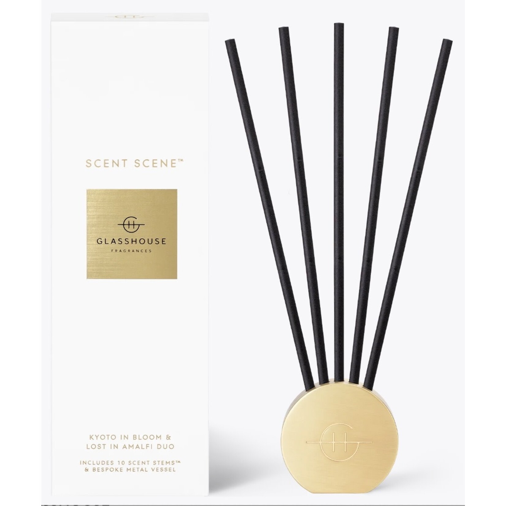 GLASSHOUSE GLASSHOUSE Scent Scene Duo - Lost In Amalfi & Kyoto in Bloom