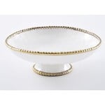 PAMPA BAY PAMPA BAY  Golden Salerno - Footed Serving Bowl
