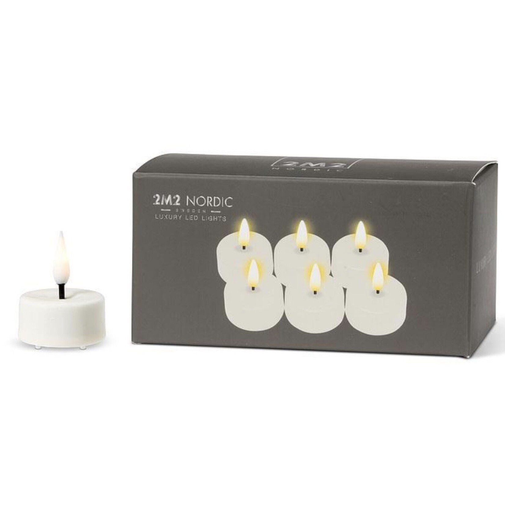 ABBOTT ABBOTT LED Tea Light S/6- Sand