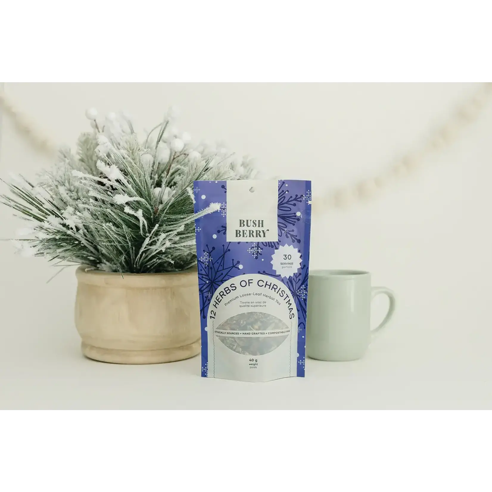 BUSH BERRY BUSH BERRY Organic 12 Herbs of Christmas Tea