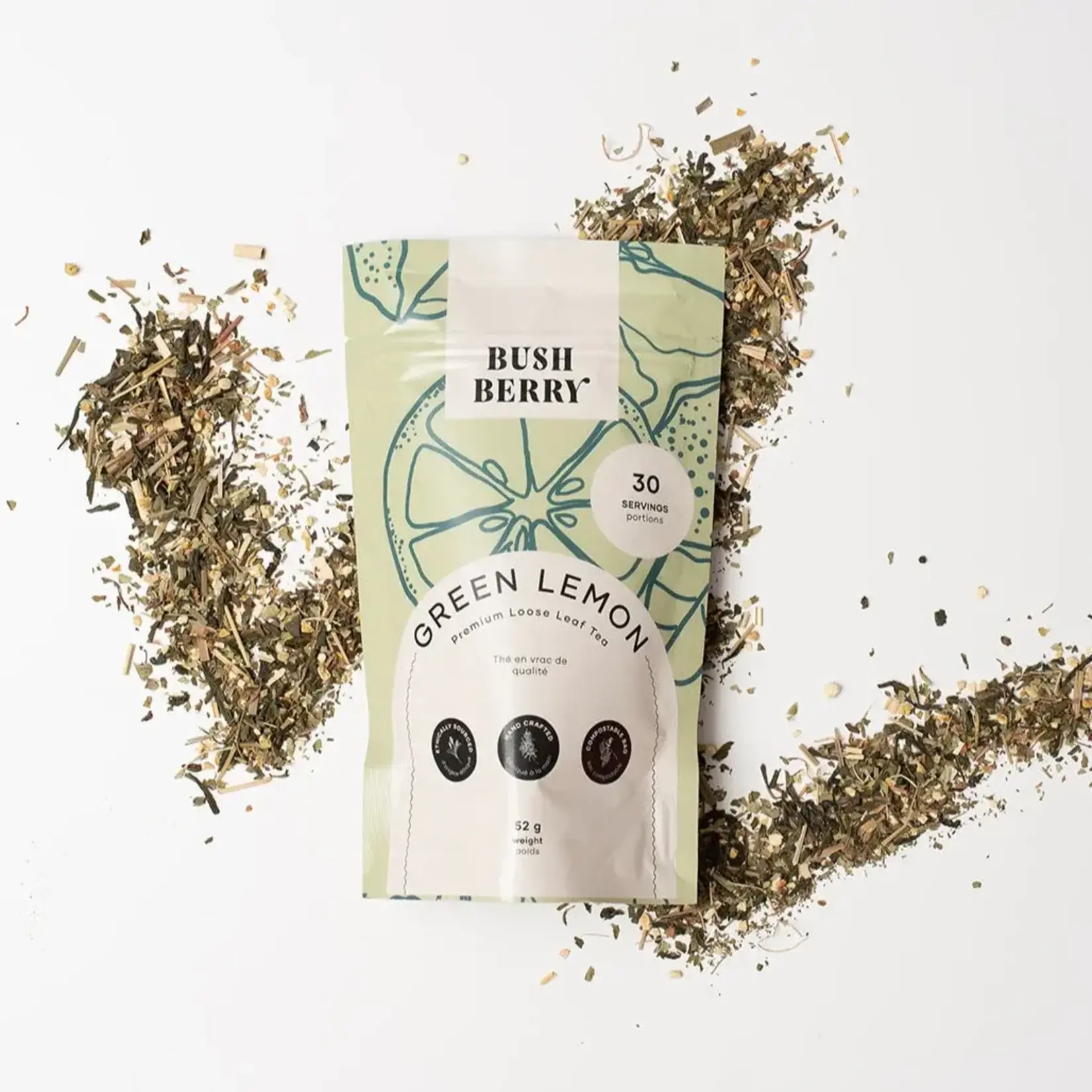 BUSH BERRY BUSH BERRY Organic Green Lemon Tea