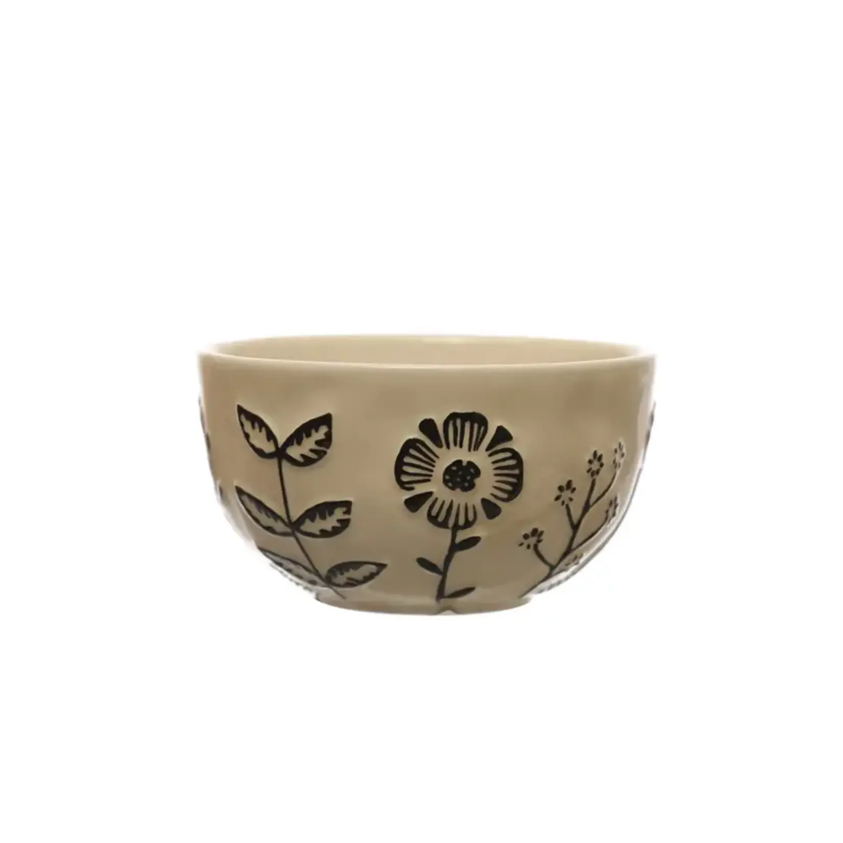 CREATIVE CO-OP CREATIVE CO-OP Round Hand Painted Stoneware Bowl