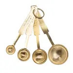 CREATIVE CO-OP CREATIVE CO-OP SS Measuring Spoons Gold