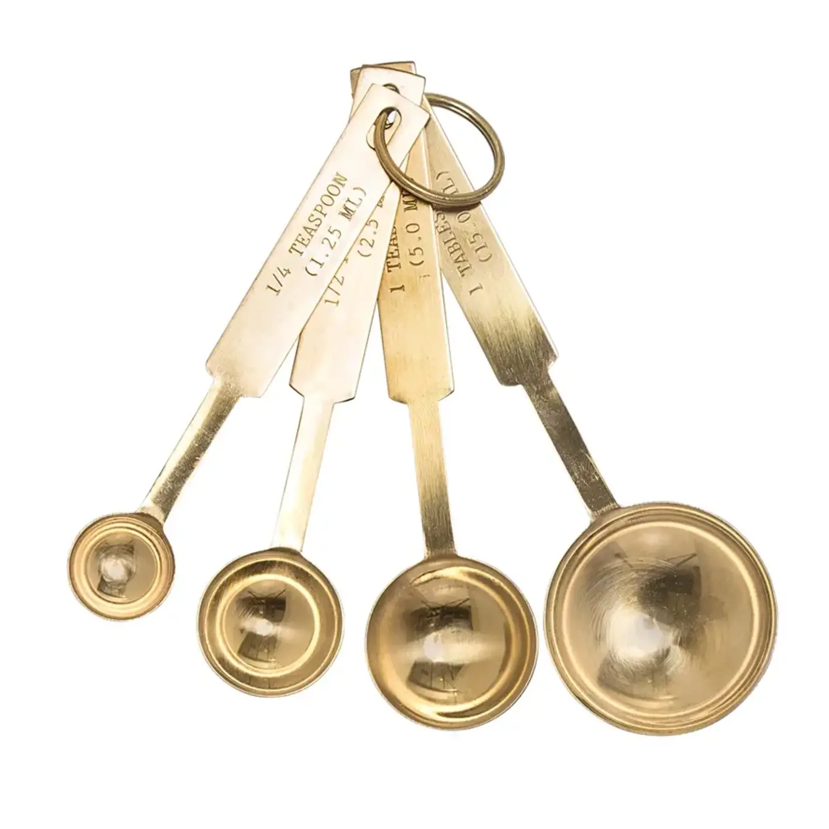 CREATIVE CO-OP CREATIVE CO-OP SS Measuring Spoons Gold