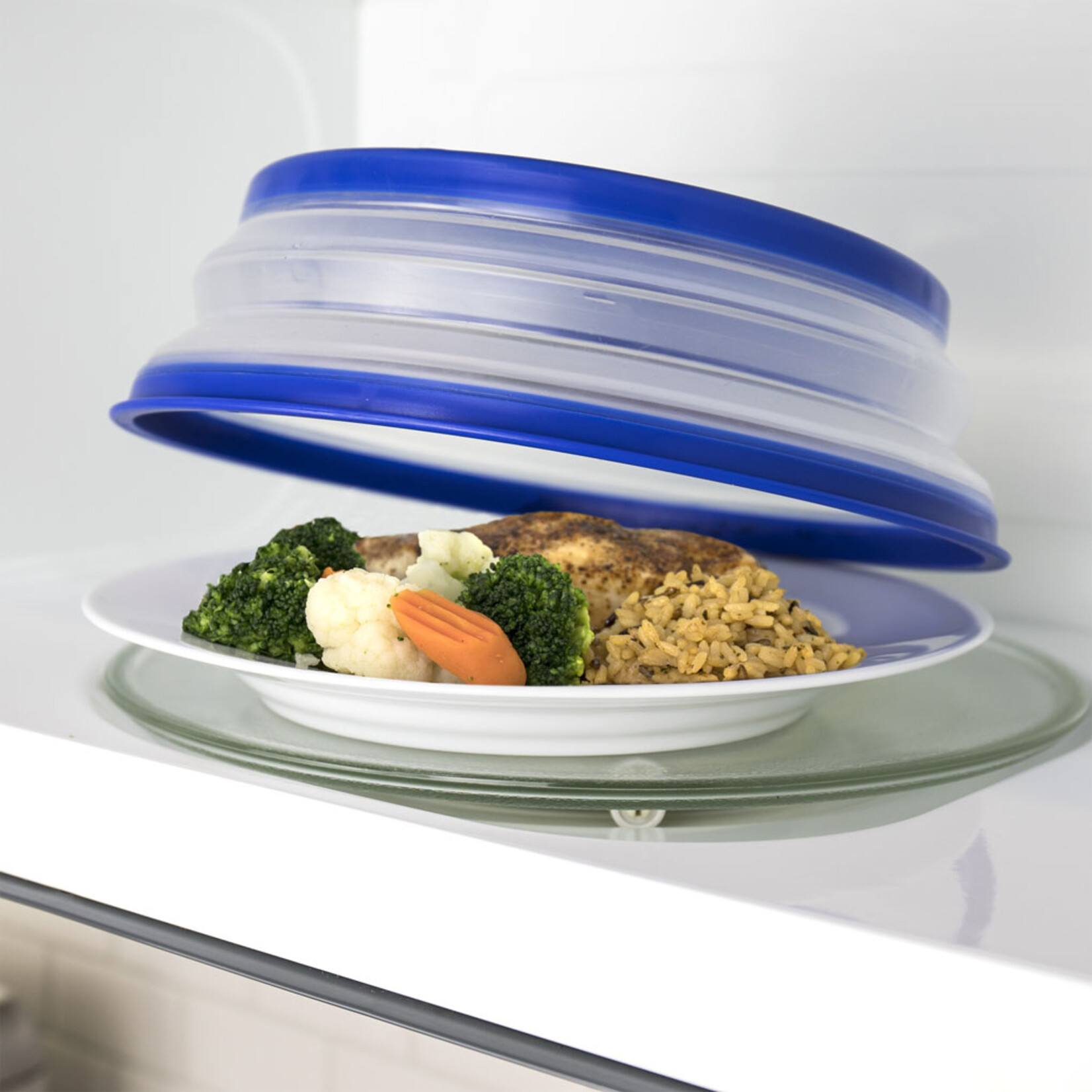 TOVOLO TOVOLO Collapsibile Microwave Food Cover - Stratus Blue