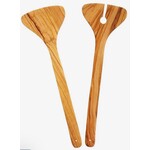 SCANWOOD SCANWOOD Olive Wood Mid-Century Salad Set