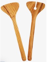 SCANWOOD SCANWOOD Olive Wood Mid-Century Salad Set