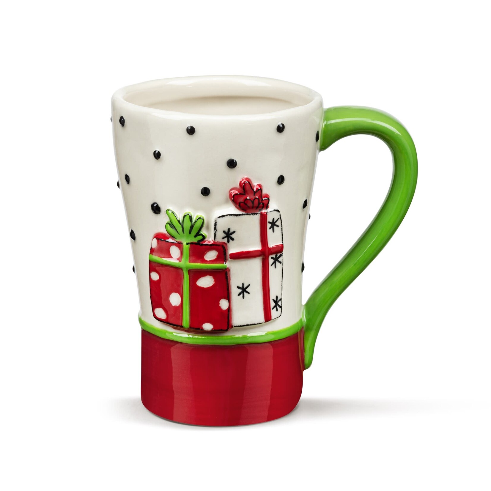 DEMDACO DEMDACO Mug - Xmas Presents & PolkaDots