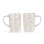 DEMDACO DEMDACO Mug  - Deer & Polar Bear S/2