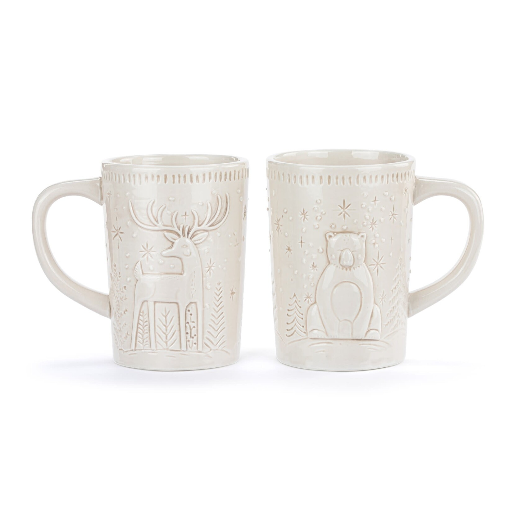 DEMDACO DEMDACO Mug  - Deer & Polar Bear S/2