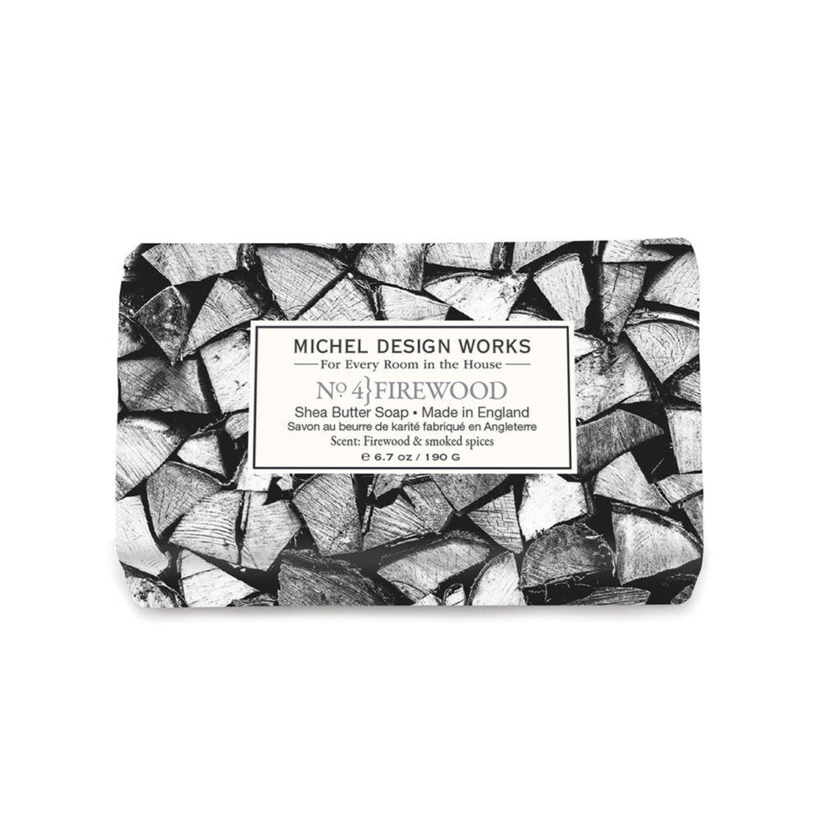 MICHEL DESIGN WORKS MICHEL DESIGN Medium Bath Soap Bar - Firewood