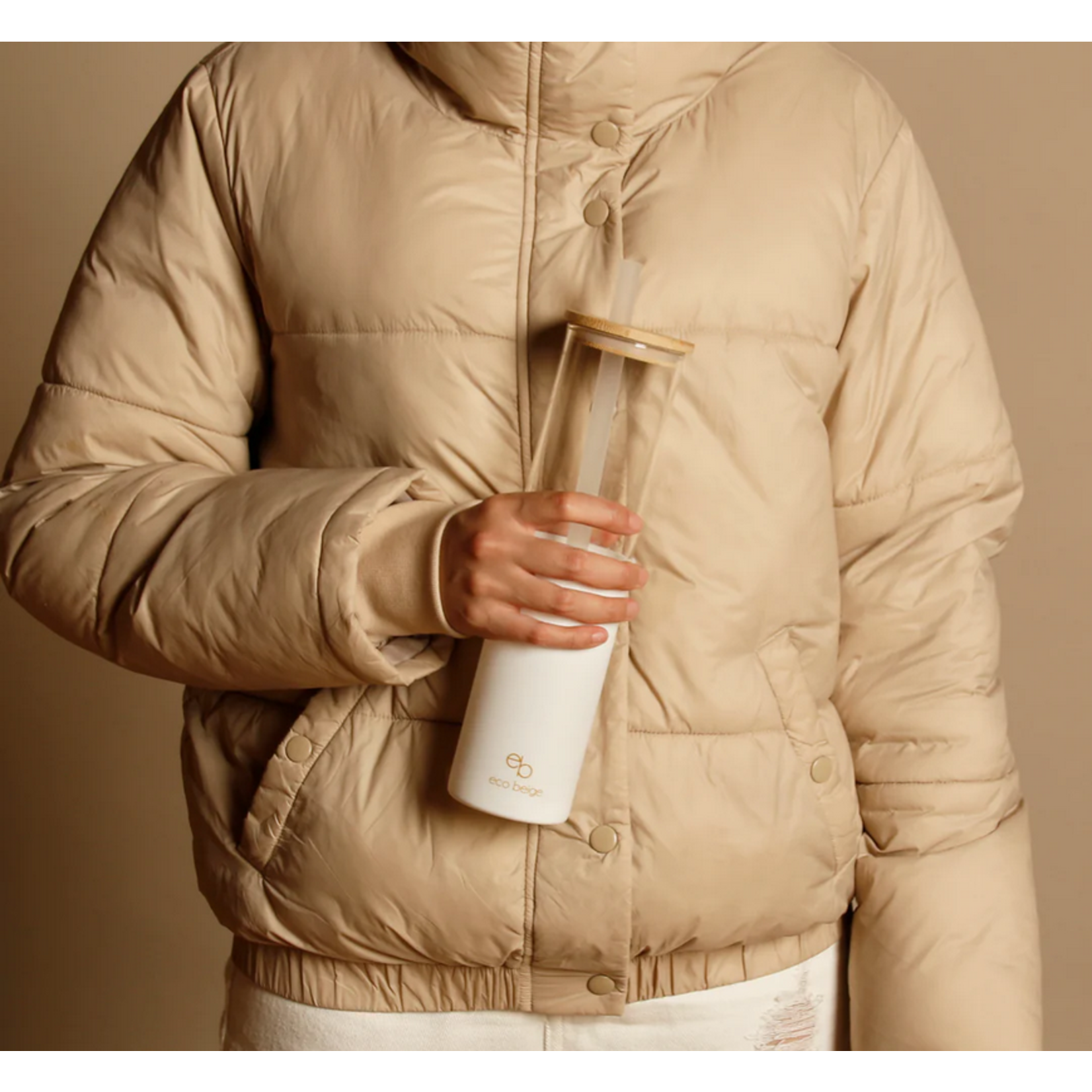 ECO BEIGE ECO BEIGE Slender Bubble Tea Cup 24oz