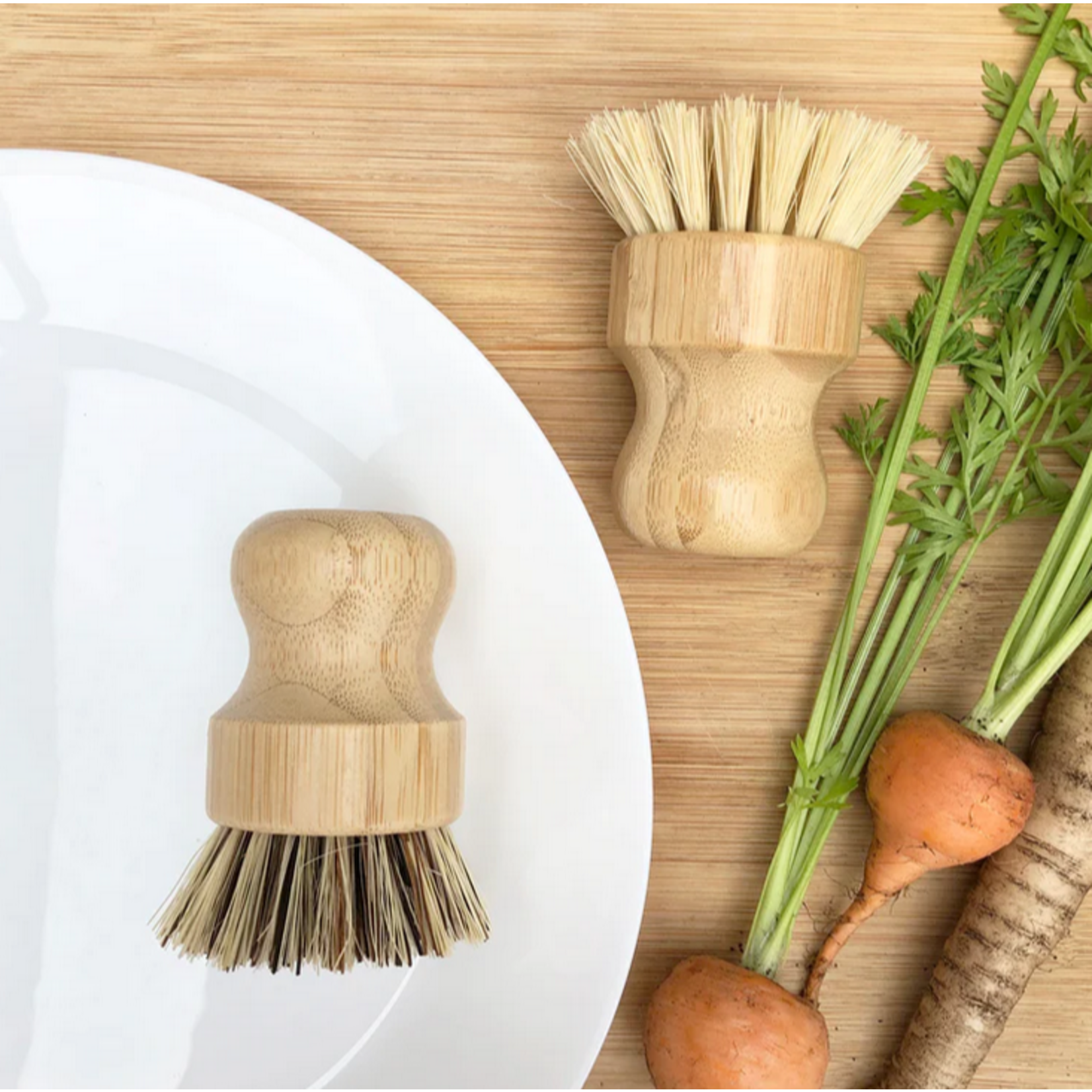 ECO BEIGE ECO BEIGE Bamboo Knob Scrubber - Natual Sisal
