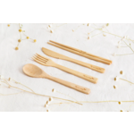 ECO BEIGE ECO BEIGE Natural Bamboo Cutlery Set
