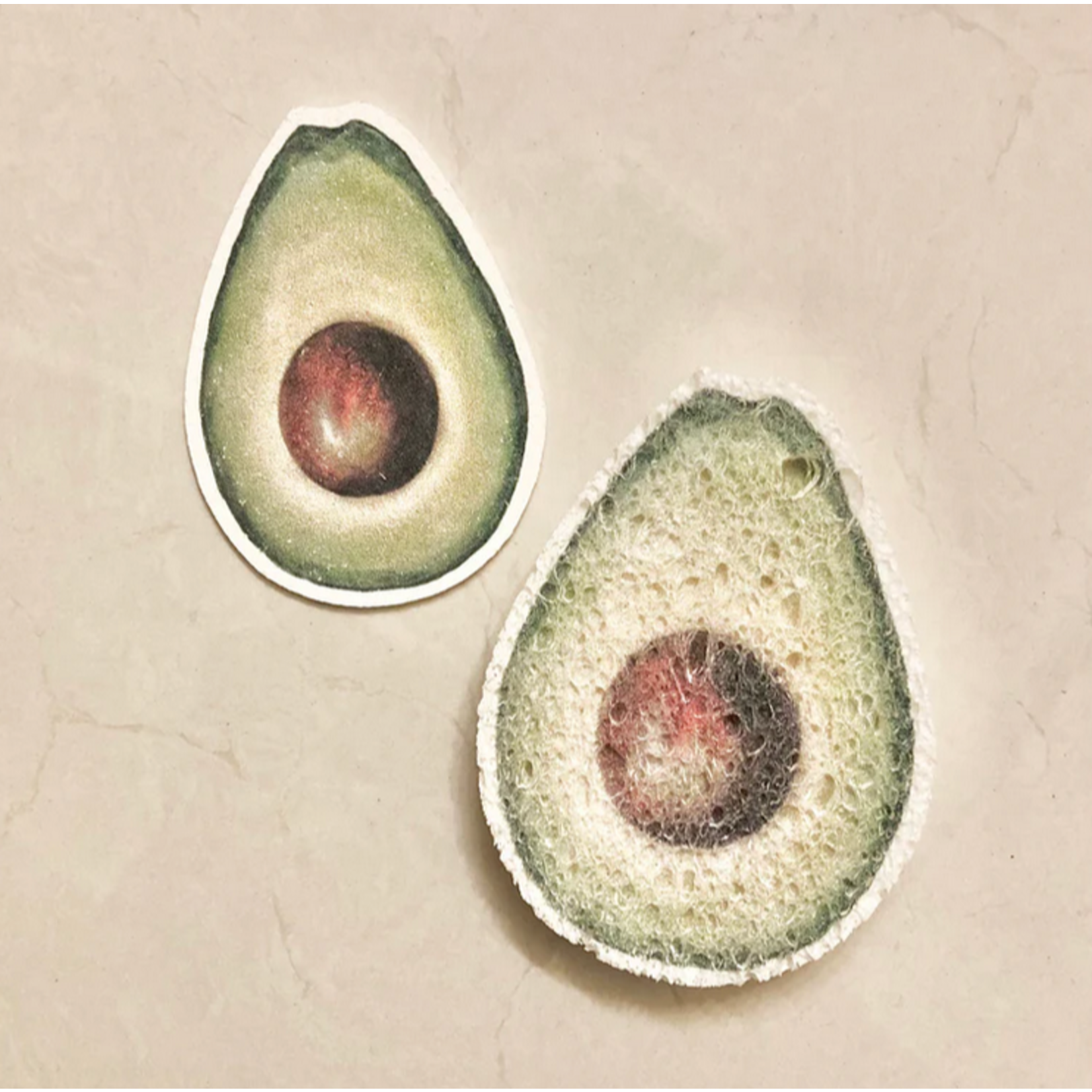 ECO BEIGE ECO BEIGE Avocado Pop Up Sponge
