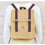 ECO BEIGE ECO BEIGE Paper Leather Travel Backpack
