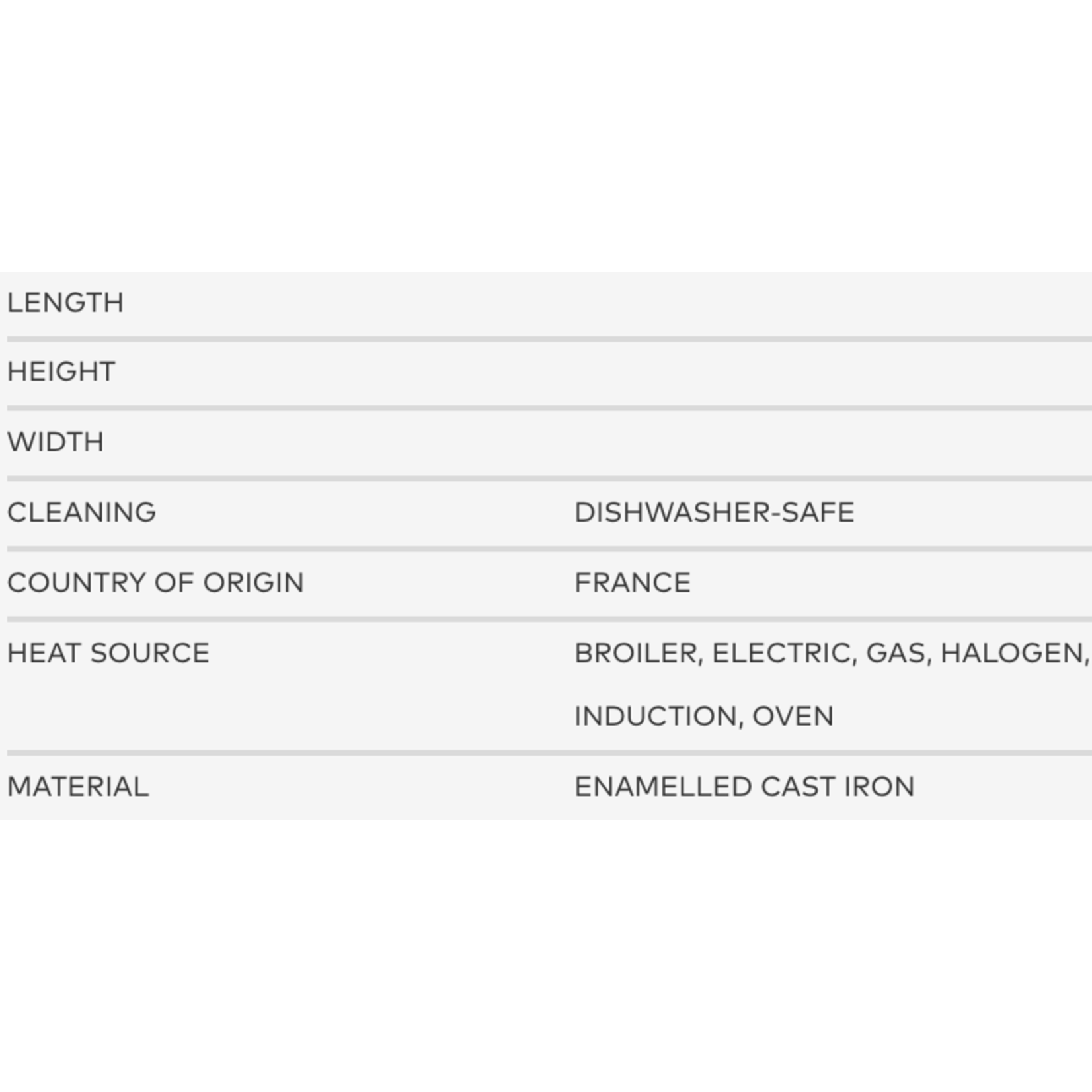 LE CREUSET LE CREUSET Rectangular Roaster 4.9L - Meringue