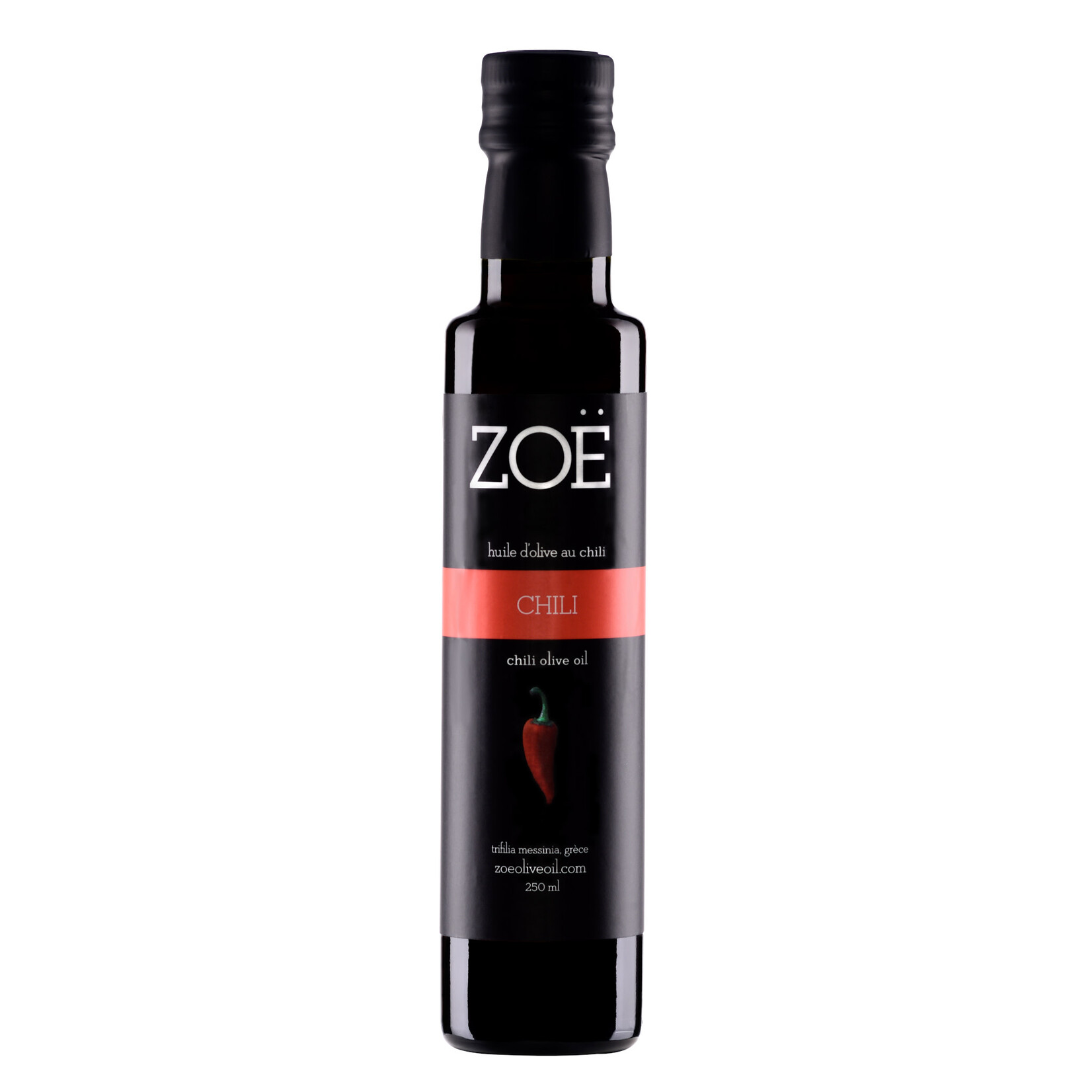 ZOE IMPORTS ZOE Extra Virgin Olive Oil w/Chili - 250mL