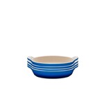 LE CREUSET LE CREUSET Heritage Oval Gratin Dishes S/4 12cm REG $85 - Blueberry