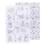 DANICA DANICA Floursack Tea Towels - Cat Print
