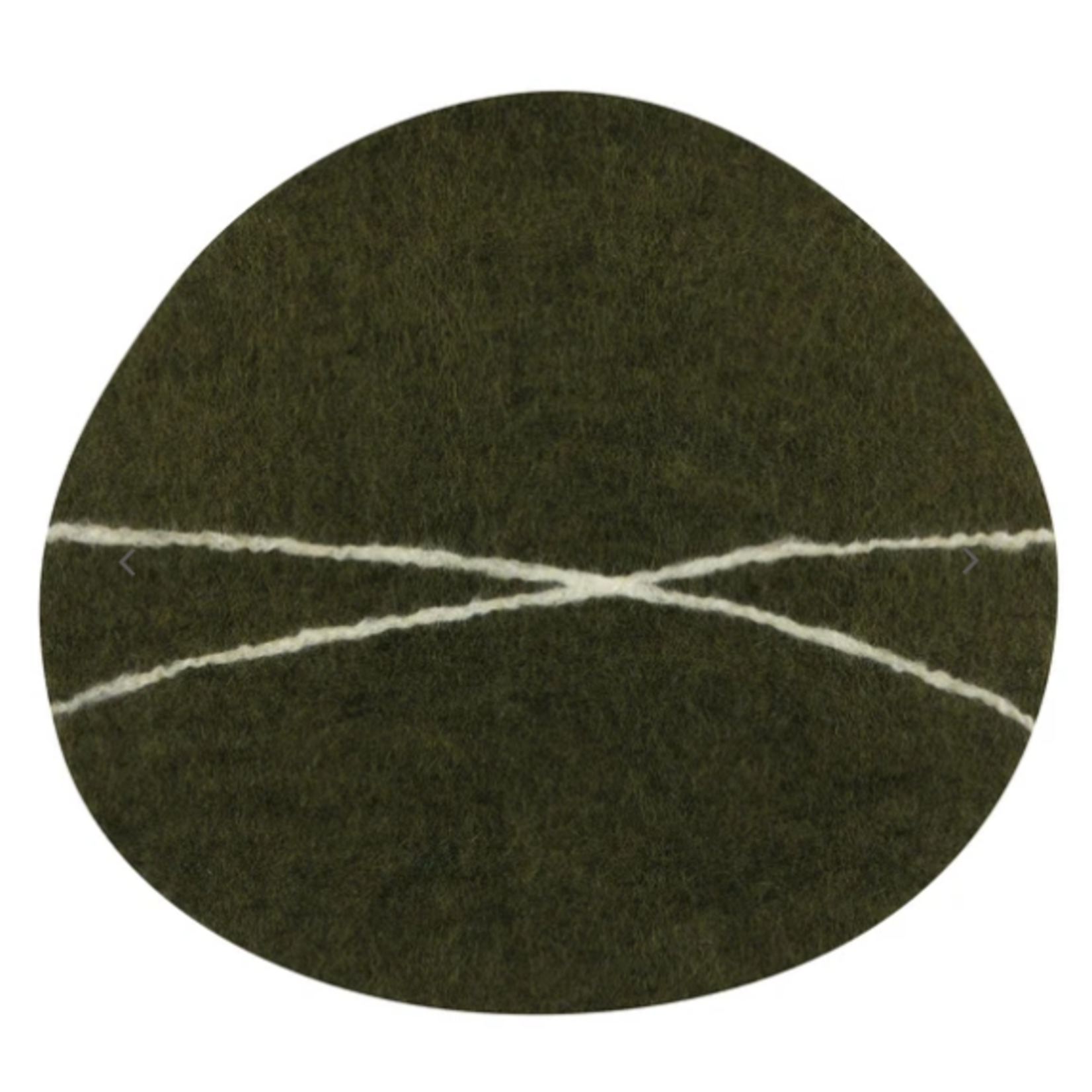 DANICA DANICA Felt Placemat - Striato Olive Branch