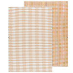 HEIRLOOM HEIRLOOM Abode Dishtowel S/2 - Ochre